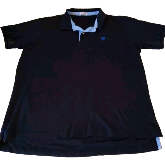 Ice Cotton Other - Men's Ice Cotton Navy Blue Polo Shirt XXL